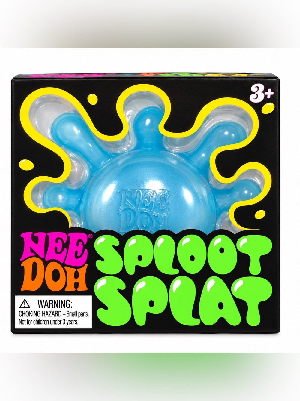 Schylling NeeDoh Sploot Splat Toy Blue NEW